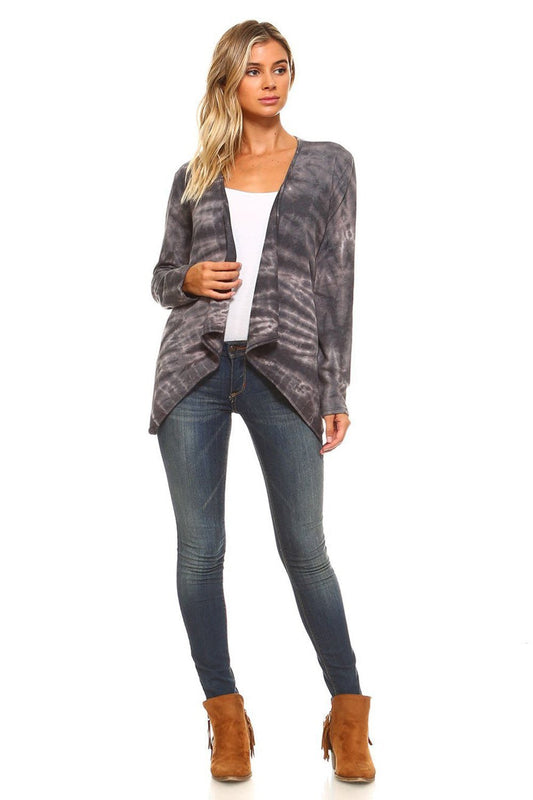 Women's Tie Dye Cardigan Long Sleeve Cardigan Jacket