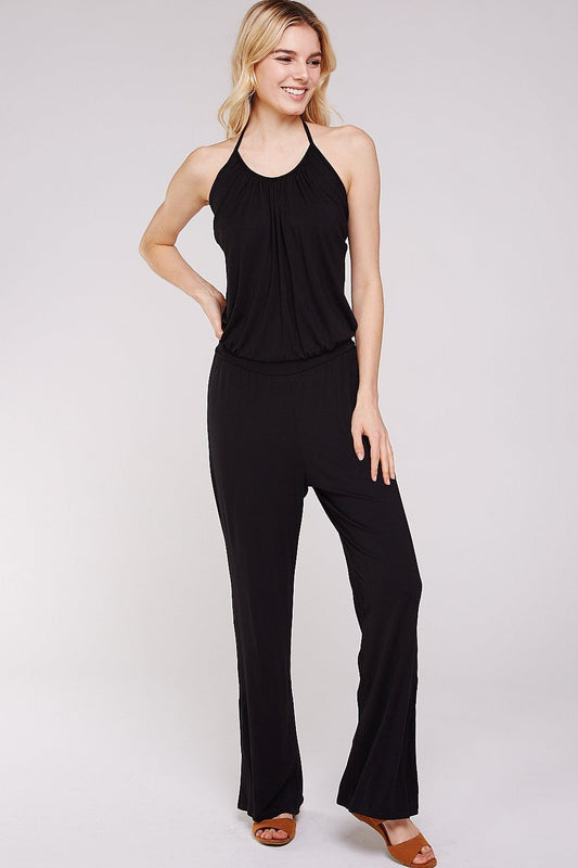 Women's Jumpsuits with Black Rayon  Modal Classic