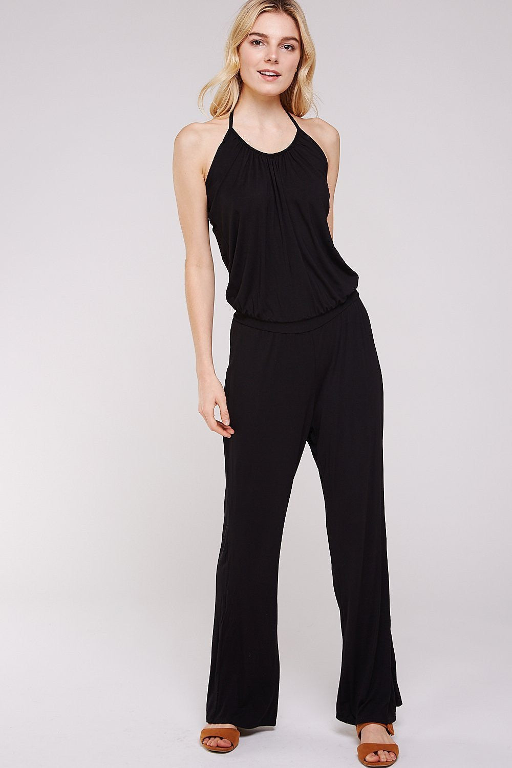 Women's Jumpsuits with Black Rayon  Modal Classic