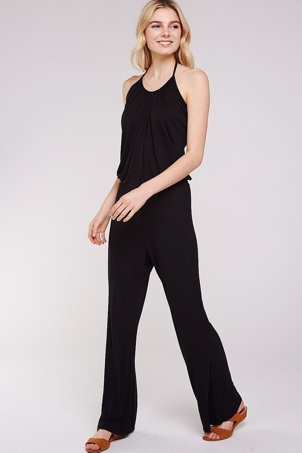 Women's Jumpsuits with Black Rayon  Modal Classic