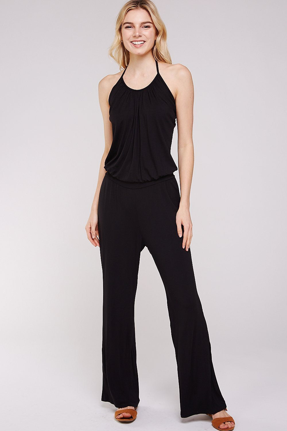 Women's Jumpsuits with Black Rayon  Modal Classic